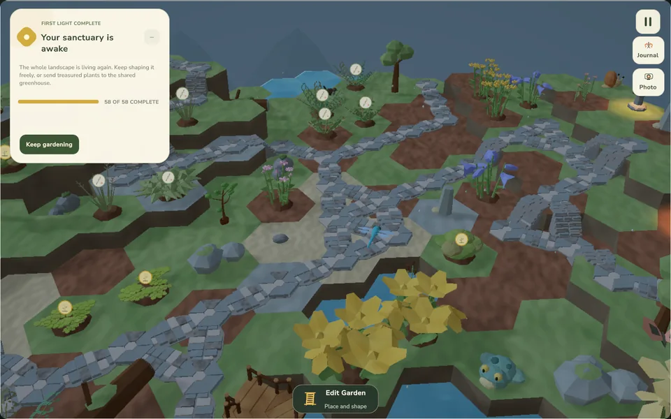 Mosslight: freshly captured playable development build