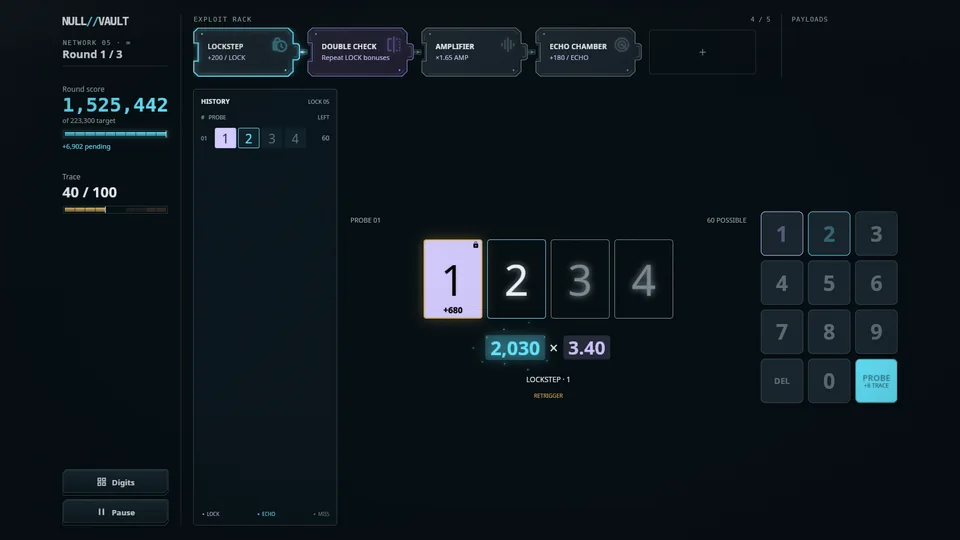 NULL//VAULT: freshly captured playable development build